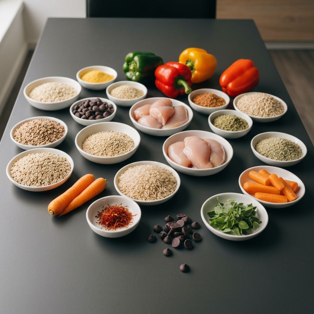 Различни комбинации от храна